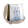 Ambesonne Ocean Messenger Bag, Nautical Marine Design, Unisex Cross-body
