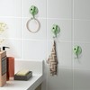 SOCONT Heavy Duty Vacuum Suction Cup Hooks, Pastel Green Plated