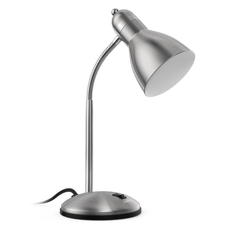 LEPOWER Metal Desk Lamp, Adjustable Goose Neck Table Lamp, Eye-Caring