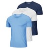 MAGCOMSEN 3 Pack Mens Athletic Shirts UPF 50+ T-Shirt Dry