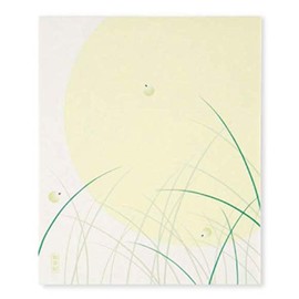 Noren Kaiseki Moon and Firefly, Made in Japan, Echizen Washi, Tea Ceremony, Kaiseki