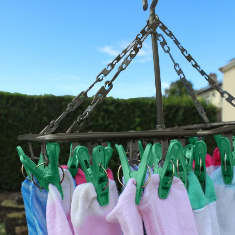 JVL Folding sock hanky dryer complete with 20 pegs