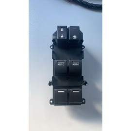 35750-TA0-A31, 35750-TA0-A32 Driver Side Master Power Window Switch Compatible with 2008-2012 Honda Accord EX EXL 2.4L 3.5L with Double Auto Button