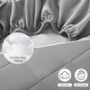 TILLYOU Pack and Play Sheet - Soft Quilted Crib Cover