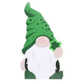 St. Patrick’s Day Gnome Magnet, Festive Green Magnetic Accessory for Car, Fridge, Office and More, 6 Inches