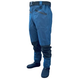 Drryfsh Zip Front Waist High Wader Stockingfoot Wading Pants for Fishing Hunting Kaykaing (XX-Large)