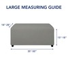 PureFit Super Stretch Soft Form Fit Ottoman Cover Rectangle -