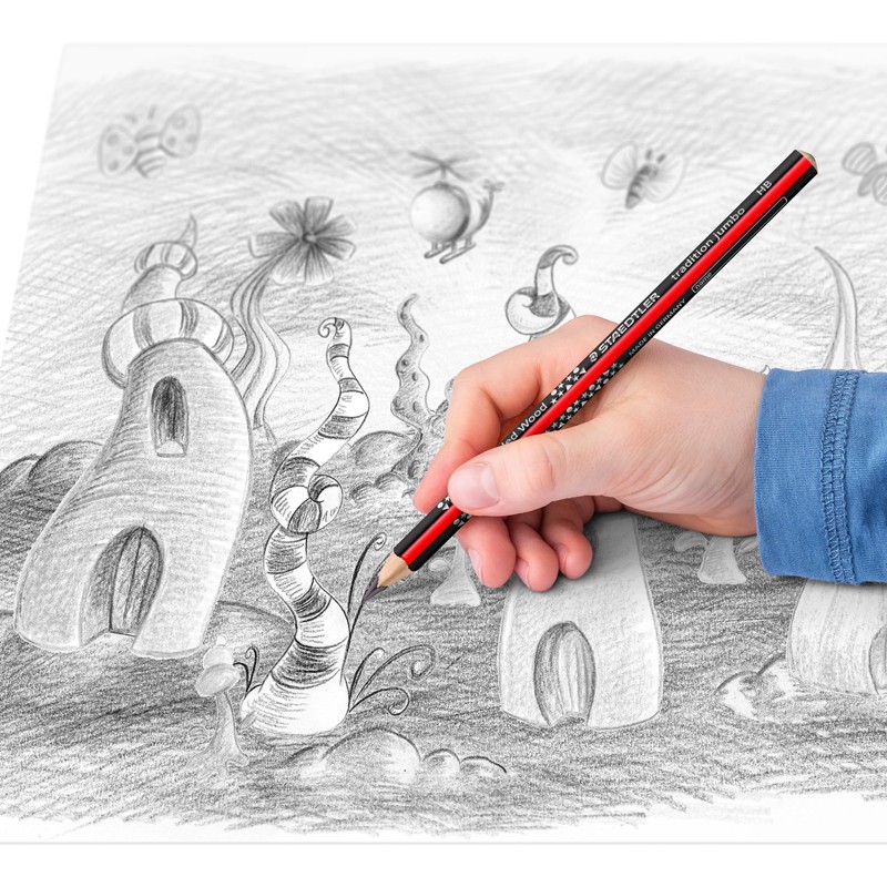 STAEDTLER jumbo 1285 Learning to Write Pencil, Made from Upcycled