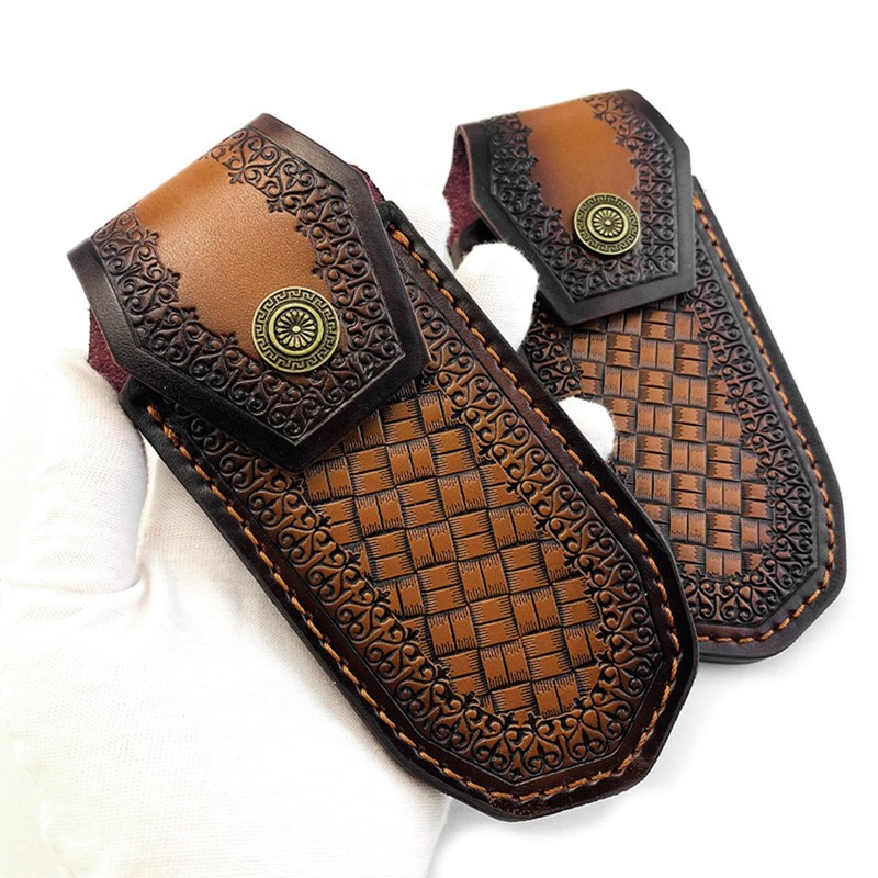 RHUISHU Premium Knife Sheaths 4.5" Pocket Folding Knife Sheath for
