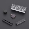 DIY Electronic Clock Kit, Multi-Function Light Control Rotation Digital LED