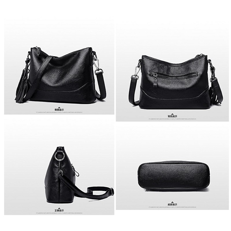Mimio Women's Shoulder Bag, Handbag, Shoulder Bag, Crossbody Bag, Tassel,