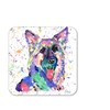 Coaster German Shepherd Dog Pet Animals Coasters Watercolour Art Gift