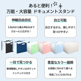 FooFoo A4 Large Capacity Document Stand 13 Pockets Freestanding Accordion Waterproof PP Material Office School Document Organizer File (05. Pink(Hardcover))