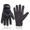 HANDLANDY Anti Vibration Gloves, SBR Padding, TPR Protector Impact Gloves,