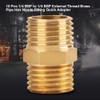 Hilitand 10 Pcs Hex Reducing Nipple, 1/4 BSP to 1/4