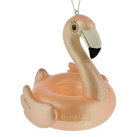 December Diamonds Flamingo Pool Float Ornament