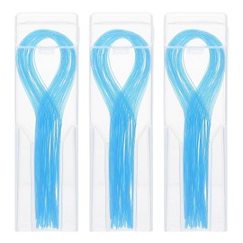 SUPVOX Enhebrador De Hilo Dental 150 Piezas Para Puentes E Implantes Accesorios De Nylon Para Limpieza Interdental En Casa Oficina Y Viajes