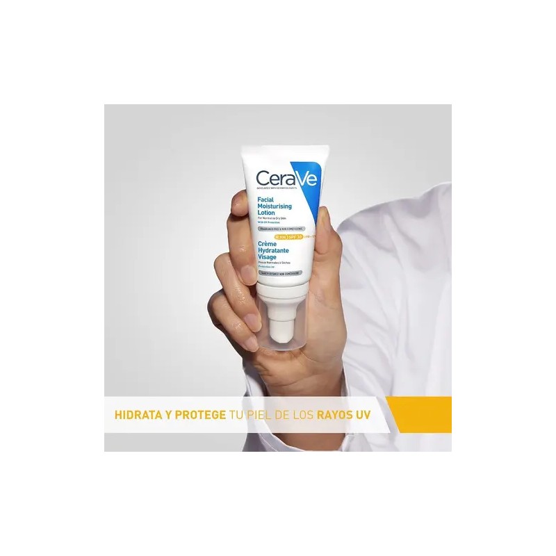 Loción Hidratante Rostro Fps30 Día Piel Normal Seca 52ml Cerave