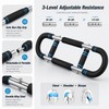 66–110 lb Adjustable Twister Arm Trainer – 3-Level Chest Expander