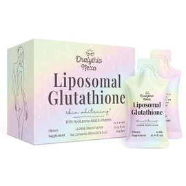 Liposomal Glutathione Liquid 1000mg – High Absorption Glutathione Supplement – Skin Brightening & Antioxidant Support – Beauty & Glow Formula for Women – Grape Jasmine Flavor – 30 Pouches