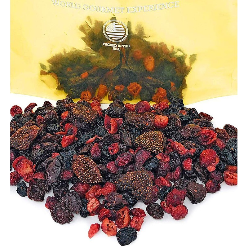 SweetGourmet Premium Dried Mixed Berries | Cherries, Cranberries, Blueberries, Strawberries
