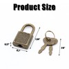 Litoexpe 10 Pieces Mini Diary Lock, Retro Bronze Metal Lock