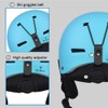 LANOVAGEAR Ski Helmet Snowboard Helmet for Kids Adult Adjustable Snow