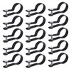 Oedema 15 Pcs 1-7/8" Chain Link Brace Band Black Iron