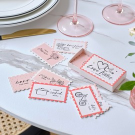 Ginger Ray Gettoni d'amore per San Valentino, con gesti romantici e scatola di fiammiferi, confezione da 10
