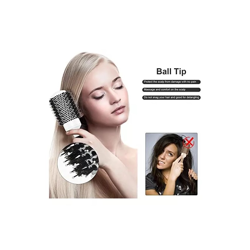 Bangmeng Cepillo Redondo Para Mujer