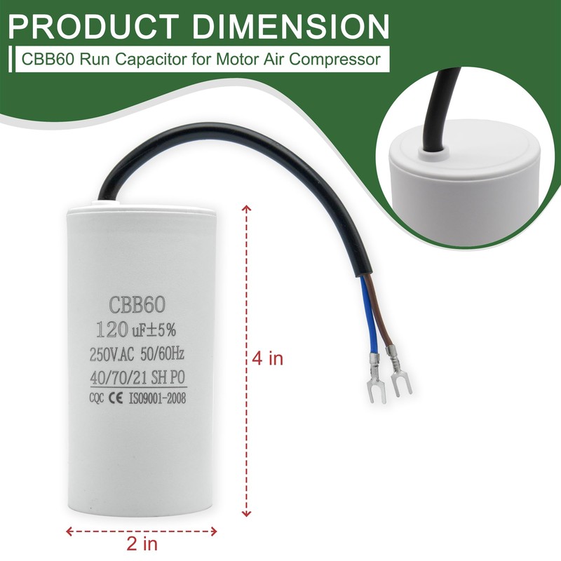 CBB60 Run Capacitor for Motor Air Compressor and air Conditioner
