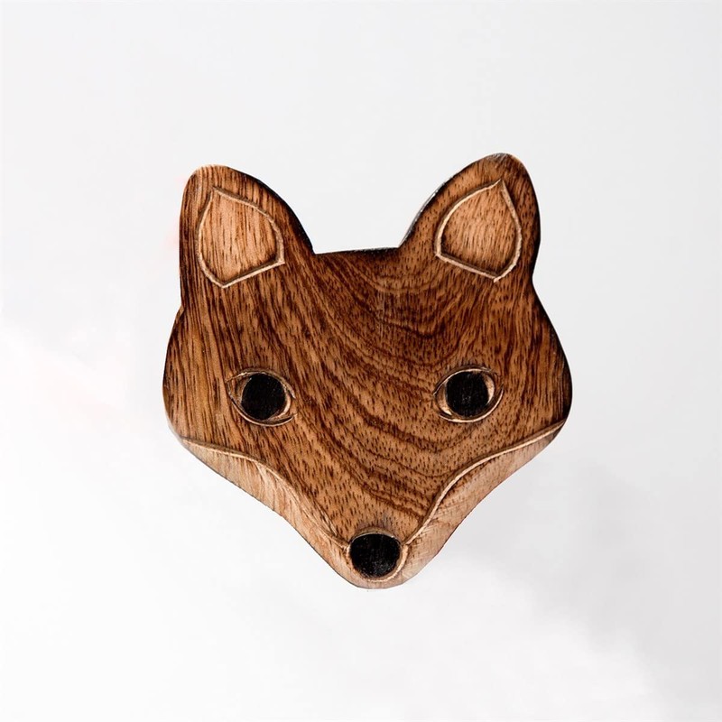 Sass & Belle Wooden Brown Fox Coasters - Set of