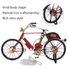 Red Mini Modern Bicycle Model Artwork Home Shop Decoration Ornament