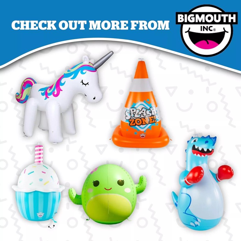 Big Mouth Ginormous UNICORN SPRINKLER * Over 6ft Tall Inflatable