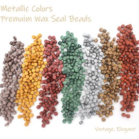 250pcs Wax Seal Beads Wine Red, Andotopee Premium Sealing Wax Beads for Stamp Seals, Octagon Wax Pellets Refill Pack for Wax Seal Kit, Wedding Invitation, Letter Envelope Seal, DIY Crafts (Wine Red)