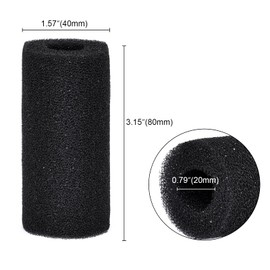 WEAVERBIRD 4PCS Pre-Filter Foam Sponge Roll Aquarium Filter Intake Cover for Aquarium Fish Tank (Large)