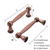 khtumeware 10 Pack 3 Inch(76mm) Antique Copper Cabinet pulls, Kitchen