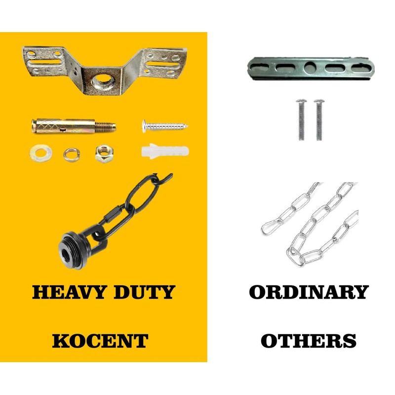 ROJOSER Heavy Duty Canopy Kit and 3.2 feet Pendant Light