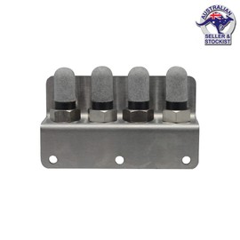 Universal 4 Port / 4 Point Diff Breather Kit Black for ISUZU D-MAX DMAX