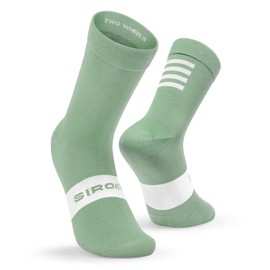 S1 Cycling Socks for Men and Women, Ergonomic Design, High Compression, olive green