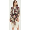 VIVIAN & VINCENT Women's Fall Winter Scarf Classic Tassel Plaid