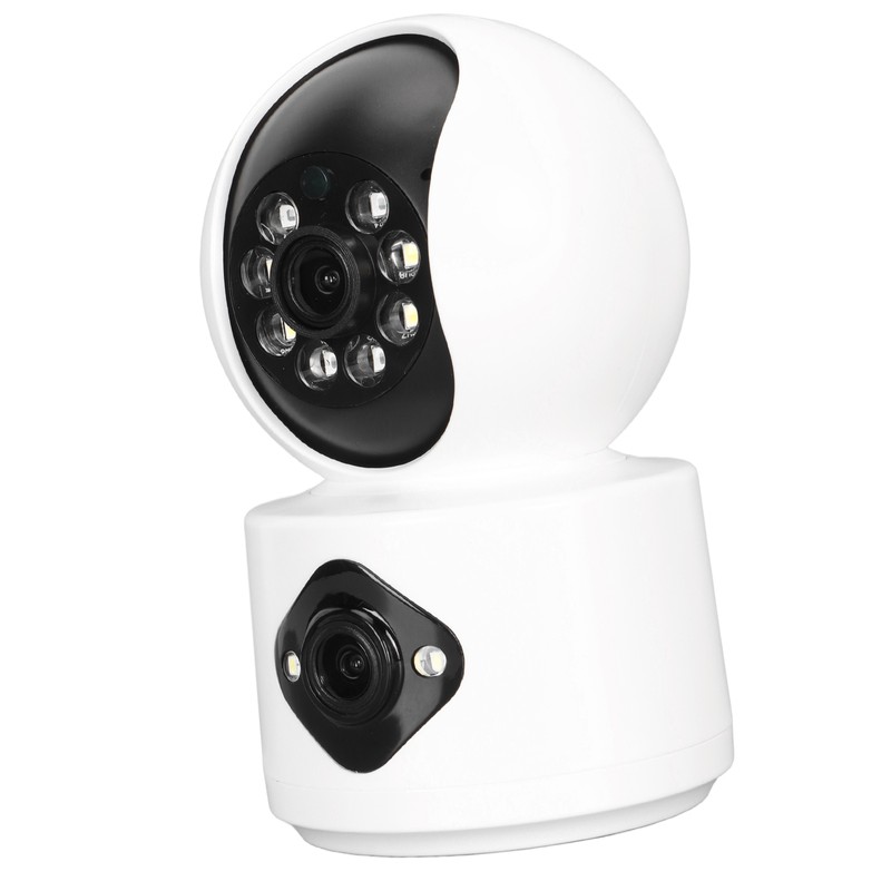 Dual Lens Security Camera 4MP HD WiFi AP Hotspot Surveillance