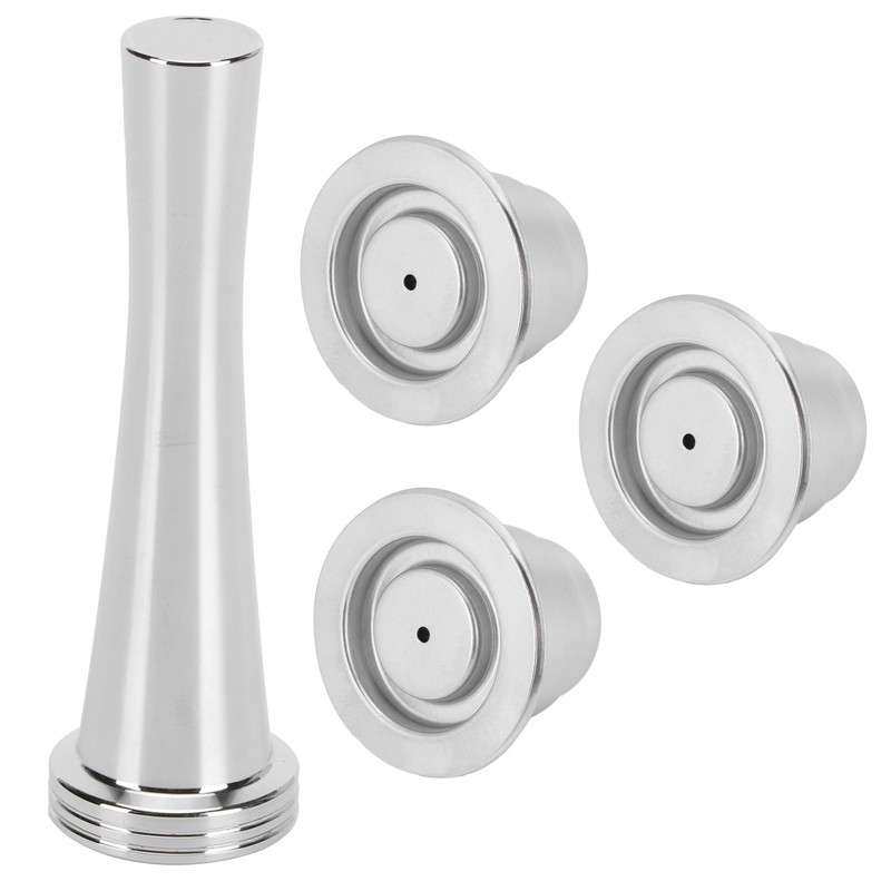 Coffee Capsule Set Stainless Steel Reusable Refillable Capsule Fit for