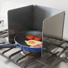 Bandwagon Nonstick 3 Sided Splatter Guard Cover Bacon Grease Shield
