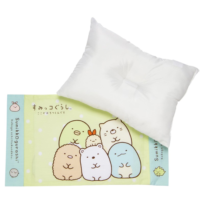 MORIPiLO 4620402 Children's Pillow, Sumikko Gurashi, Approx. 15.7 x 11.8