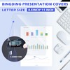 TOTiyea 100 Pack 10 Mil PVC Binding Presentation Covers, Clear