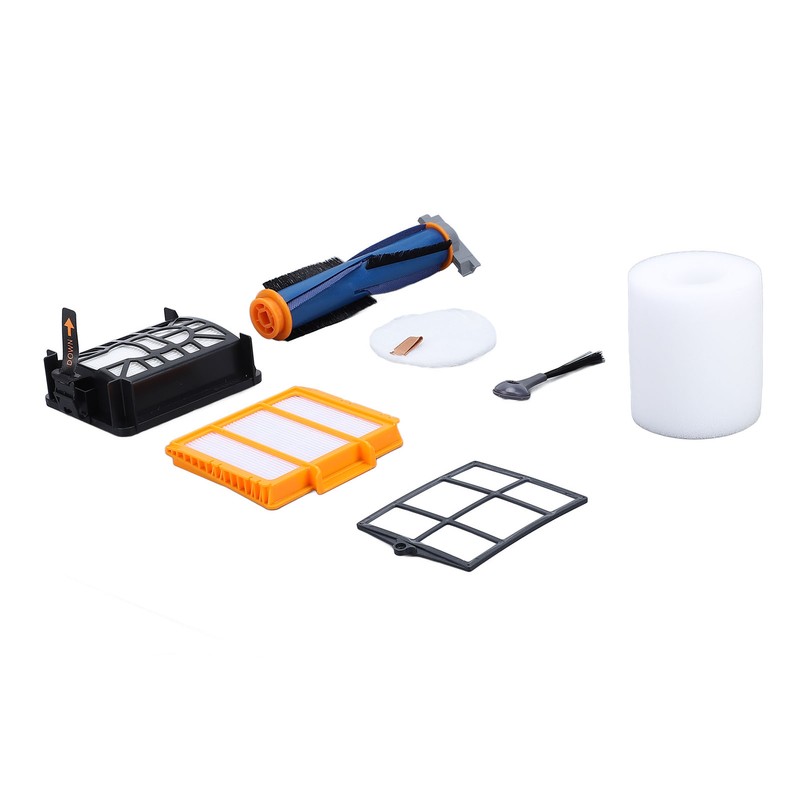 Vacuum Accessories Kit Main Brush Side Brush Filter Mesh Robot