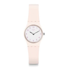 Swatch Women Casual Pink Watch Plastic Quartz Pinkbelle