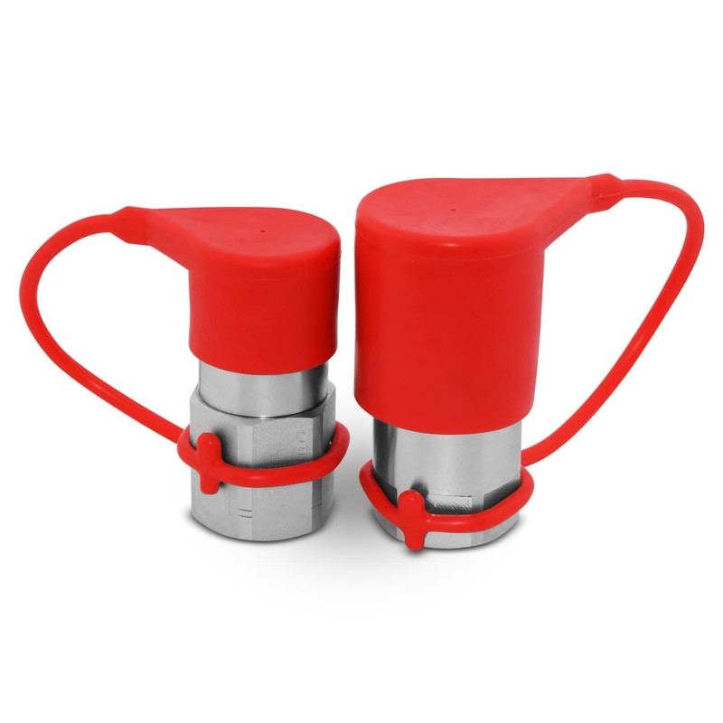 Flat Face High Flow Skid Steer Hydraulic Quick Connect Couplers/Couplings
