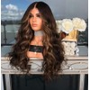 Women's front lace wig long wave front lace wig free